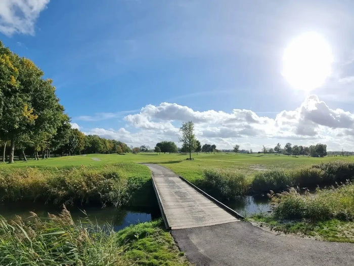 Derk Post tijdens de GVB-cursus bij Harderwold Golf & Events