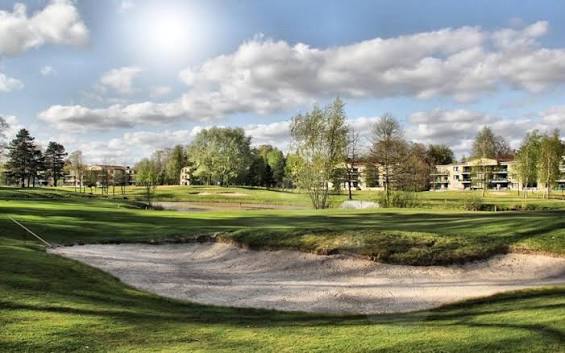Bunker en green op golfpark Soestduinen